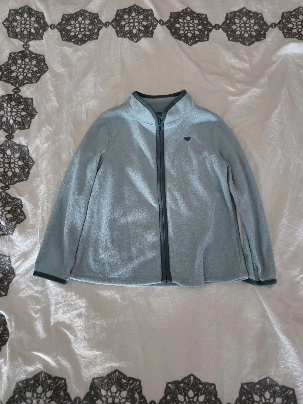 OshKosh B'gosh Light Blue Full-Zip Teddy Jacket
